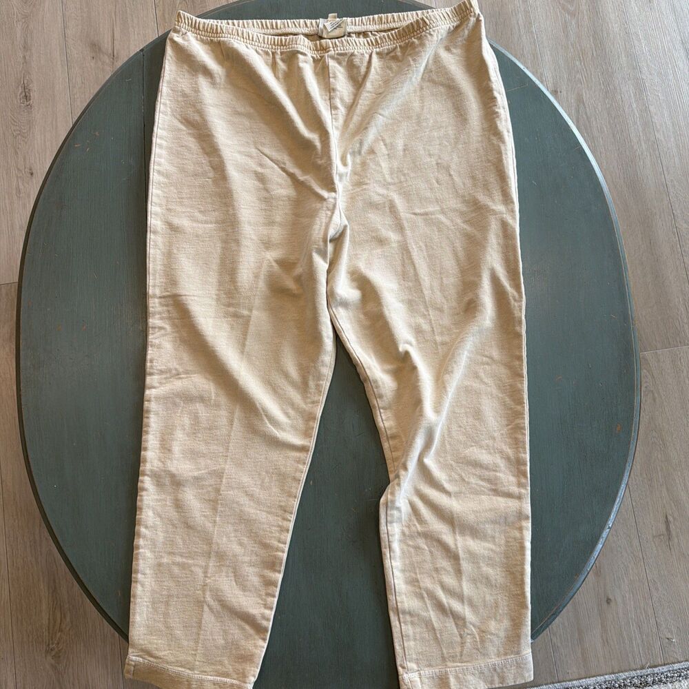 Vintage Hot Cotton Marc Ware Women’s XL Tan Cotton Casual Pants USA
